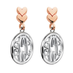 Monogram earrings